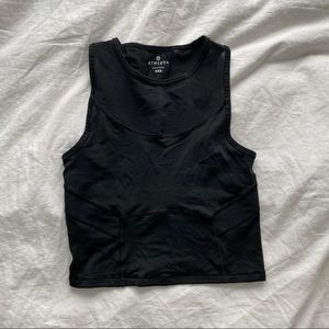 Black Athleta Cropped Top